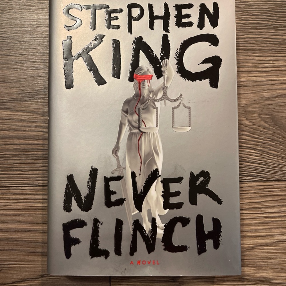Stephen King 'Never Flinch' Novel Autographed with Authenticity Certificate